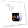 Smart Earbuds with Touchscreen — In-Ear Headphones, Rainbuvvy