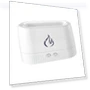 Portable Air Humidifier with Auto Shut-off and LED Flame Diffuser — Air Moisturizers, Luminaire Lighting Mall