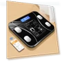 Precision Black Bathroom Scale — Weight Management Tools, Essager Electronic