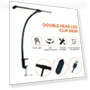 Double LED Desk Lamp with Clamp — Desk & Table Lighting, Refreshing Home