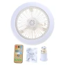 Smart Ceiling Fan with LED Light — Ceiling Fan Wall Controls, Intelligent Living Hall