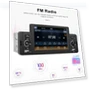 5-inch HD Wireless CarPlay 1Din Video Multimedia MP5 Player — Stereo Receivers, A Surname Home