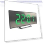 Curved LED Electronic Clock with Sleep Temperature — Clocks, Purely Home Goods