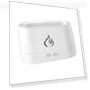 Portable Air Humidifier with Auto Shut-off and LED Flame Diffuser — Air Moisturizers, TOP HOME