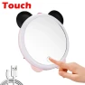 LED Cosmetic Mirror with 3 Lighting Modes — Handheld, Cozy Cottage-Relax