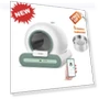 Smart Self-Cleaning Cat Litter Box — Waste Bins, Rainbow Rain