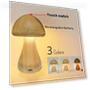 Smart Touch Control LED Wooden Cute Mushroom Night Light — Night Lights, Cozy Cottage-Relax