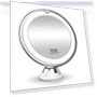 10x Magnifying Mirror with LED Lighting — Handheld, Light makeup