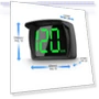 Digital Speedometer with Projection Display — Speedometers, Rustic Elegance House