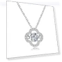 Four-Leaf Clover Moissanite Necklace — Smart Jewelry, JEWEL HOME