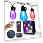 Outdoor Smart RGB Christmas Lights — Outdoor String Lights, Rainbow Rain