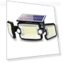Solar 305 LED Lights with Double Motion Sensor — Outdoor Security & Flood Lighting, AE Selection