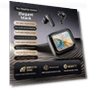 Noise Cancelling Bluetooth Earbuds with Color Touch Screen — In-Ear Headphones, QUEED