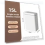 Smart Trash Can for Bathroom with Automatic Bagging — Kitchen Cans, 888 Auto Parts Town