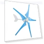 5-Blade Wind Turbine Kit with Power Controller — Solar Charging Solutions, Koogeelife