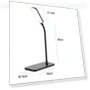 LED Desk Lamp with Wireless Charger and USB Port — Desk & Table Lighting, DC-HOME Textile