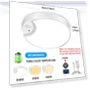 LED Touch Ceiling Light with Motion Sensor — Overhead Lighting, Modern Home Furnishing
