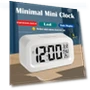 Mini LED Smart Alarm Clock with Temperature Display — Alarm, DC-HOME Textile