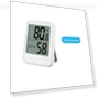 Digital Thermometer-Hygrometer with Touch Screen — Home Climate Control, Dream Garage
