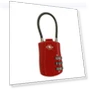 Portable Hanging Lock with Steel Cable — Luggage Locks, Guxifujia