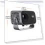 Smart Portable Projector — Home Theater Projectors, Essager Electronic