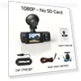 3-Channel WiFi Car DVR with 1080P Triple Camera — Dashboard Cameras, LIAESMART