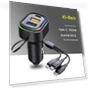 Dual USB Car Charger with PD One-to-Three High-Power Smart Wired Fast Charging Cable — Chargers, Discount Domain