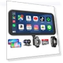 6.25-inch Touchscreen Display with CarPlay and Android Auto — Car Installation Essentials, VANBAR