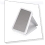 Adjustable Desktop Cosmetic Mirror with Touch Control — Handheld, Fujmhyk