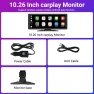 11.26-inch 4K DVR Wireless CarPlay and Android Auto Portable Dash Cam — Dashboard Cameras, ZoomSpark