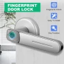 Fingerprint Door Lock Handle — Biometric Security, Decor Dream