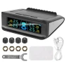 Wireless Solar Power Tire Pressure Monitoring System — TPMS Sensor Replacements, LEEPEE