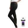 Rash Guard Heel UPF UV Stretchy Sports Leggings with Waterproof Smartphone Case — Rash Guards, NicoBaku-Japan