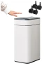 Set of 4 Stainless Steel Trash Cans with Motion Sensor — Kitchen Cans, JAPAN ANIME BRIDGE