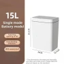 Touchless Smart Trash Can with Auto Sealing — Kitchen Cans, RuJia Home Decor