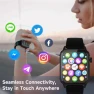 Smart Watch with HD Display, Sports Modes, and Health Tracking — Smartwatches, TRAUSI