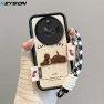 Cartoon Cute Plush Phone Case with Lanyard — Protective Cases, KEYSION