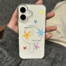 Five-Color Stars Magnetic Transparent Acrylic Case — Phone Accessories, ElectroCN