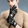 Leather Touchscreen Gloves for Motorcycle Riding and Driving — Gloves