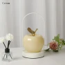 Rechargeable LED Apple-Shaped Desk Lamp — Creative Lighting Solutions, Chic Home