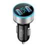 Smart Car Charger with Dual USB Ports and LED Lighting — Vehicle Power Solutions, Smarter than future