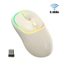 Bluetooth RGB Rechargeable Ergonomic Silent Optical Mouse — Mouse Pads, Uav parts center