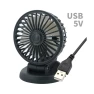 Car Fan with 360° Adjustment, 3-Head Air Fan — Portable Cooling Solutions, Straw Hats