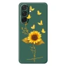 Golden Butterfly Sunflower Pattern Printing Straight Edge TPU Phone Back Cover — Bumpers, Smartwatch 2025