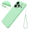 Soft Liquid Silicone Phone Back Cover with Lanyard — Phone Accessories, Smartwatch 2025