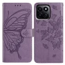 Butterfly Imprinted Wallet Stand Flip Phone Cover with Strap — Flip Cases, Smartwatch 2025
