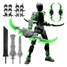 3D Printed Robot Figure with Accessories — Dolls & Figures, ophiuchus