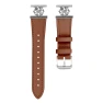 Genuine Cow Leather Flower Decor Adjustable Strap, Smartwatch 2025