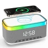 Smart Bluetooth Speaker with Night Light and Wireless Charger — Portable Audio, Sweet Story