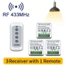 Wireless Radio Frequency Light Switch — Ceiling Fan Wall Controls, saimili